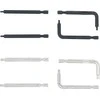 Bgs Technic Atsarginiai antgaliai skirti žiedinių replių žnyplėms | 4 poros | BGS 8831-1 (8831-2)