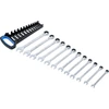Bgs Technic Atvirų ir kilpinių terkšlinių raktų rinkinys | 8 - 19 mm | 12 vnt. (6545)