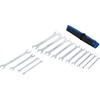 Bgs Technic Atvirų terkšlinių veržliarakčių rinkinys | ypač plonas | 6–22 mm / 1/4"–3/4" | 14 vnt. (74584)