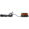 Bgs Technic Besisukantis įspėjamasis švyturėlis | geltonas | su magnetu | 12 V / 24 V | Ø 130 mm (70342)