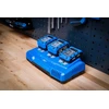 Bgs Technic Daugializdė akumuliatorių įkrovimo stotelė | 18 V | 3 × 2,5 A | BGS (7385)