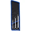Bgs Technic Dvipusių terkšlinių kilpinių raktų rinkinys | 4-in-1 | 8–19 mm | 3 vnt. (74718)