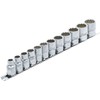 Bgs Technic Galvučių rinkinys 12 kampų | 10 mm (3/8") | 8 - 19 mm | 12 vnt. (9105)