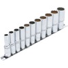 Bgs Technic Galvučių rinkinys, 12 kampų, ilgos | 10 mm (3/8") | 8 - 19 mm | 11 vnt. (5252)