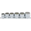 Bgs Technic Galvučių rinkinys 12 kampų | 12,5 mm (1/2") | 24 - 38 mm | 6 vnt. (70102)