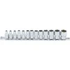 Bgs Technic Galvučių rinkinys, 6-kampės | 6.3 mm (1/4") | 4 - 14 mm | 13 vnt. (9102)