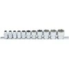 Bgs Technic Galvučių rinkinys, šešiakampės | 10 mm (3/8") | 5/16" - 7/8 "| 11 vnt. (9110)