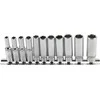 Bgs Technic Galvučių rinkinys, šešiakampės, ilgos | 6.3 mm (1/4") | Coliniai dydžiai | 11 vnt. (2429)