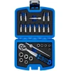 Bgs Technic Galvučių su terkšle rinkinys | 6.3 mm (1/4") | 24 vnt. (74713)