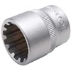 Bgs Technic Galvutė daugiafunkcinė 3/8", 15 mm (10315)