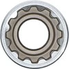 Bgs Technic Galvutė daugiafunkcinė ilga | 12.5 mm (1/2") | 18 mm (10258)
