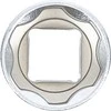 Bgs Technic Galvutė šešiakampė | Super Lock | 12.5 mm (1/2") | 21 mm (2421)