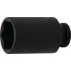 Bgs Technic Galvutė smūginė šešiakampė ilga | 12,5 mm (1/2") | 32 mm (7232)