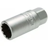 Bgs Technic Galvutė žvakėms su guminiu laikikliu, 12 kampų | 10 mm (3/8") | 18 mm (2387)