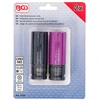 Bgs Technic Galvutės smūginės ilgos plonasienės | su plastikine apsauga | 12,5 mm (1/2") | 20.5 + 21.5 mm | 2 vnt (7329)