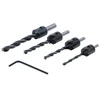 Bgs Technic Grąžtai/frezos medžiui | 4 vnt | 4-5-6-8 mm (50790)
