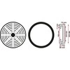 Bgs Technic Guminis padas | auto keltuvams | Ø 160 mm (6475)