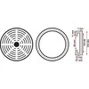 Bgs Technic Guminis padas | auto keltuvams | Ø 100 mm (6470)