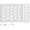 Bgs Technic Guminis padas | auto keltuvams | 160 x 120 x 30 mm (7006)