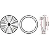 Bgs Technic Guminis padas | auto keltuvams | Ø 150 mm (6478)