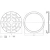 Bgs Technic Guminis padas | auto keltuvams | Ø 150 mm (7045)
