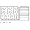 Bgs Technic Guminis padas | auto keltuvams | 160 x 120 x 80 mm (7040)