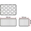 Bgs Technic Guminis padas | auto keltuvams | 160 x 120 x 80 mm (6483)