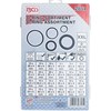 Bgs Technic Guminių tarpinių (manžetų) asortimentas | NBR | XXL | Ø 18 - 50 mm | 285 vnt. (8105)