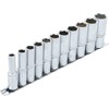 Bgs Technic Ilgų galvučių rinkinys, šešiakampės | 10 mm (3/8") | 8 - 19 mm | 11 vnt. (2222)