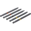 Bgs Technic Ilgų sukimo antgalių rinkinys | PH / PZ / SL profiliai | 1/4" | 110 mm | 5 vnt. (4832)