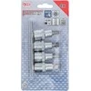 Bgs Technic Įpresuotų antgalių rinkinys | 12,5 mm (1/2") | T-Star su skyle (Torx) T40 - T55 | 4 vnt. (8885)