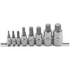 Bgs Technic Įpresuotų antgalių rinkinys | 6.3 mm (1/4") / 10 mm (3/8") / 12.5 mm (1/2") | Spline (XZN) | 8 vnt. (5105)