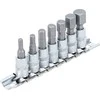 Bgs Technic Įpresuotų antgalių rinkinys | 6.3 mm (1/4") | hex šešiakampis 4-12 mm | 7 vnt. (2161)