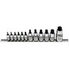 Bgs Technic Įpresuotų antgalių rinkinys | labai trumpi | T-Star (Torx) T8 - T60 | 12 vnt.. (5098)