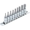 Bgs Technic Įpresuotų antgalių rinkinys | 6.3 mm (1/4") | T-Star (Torx) T10 - T50 | 9 vnt. (2164)