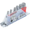 Grąžtas Bgs Technic Įpresuotų antgalių rinkinys | 6.3 mm (1/4") | Spline (XZN) M4 - M12 | 6 vnt. (2162)