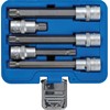 Bgs Technic Įpresuotų antgalių rinkinys | 12,5 mm (1/2") | Spline (XZN) | 5 vnt. (8449)