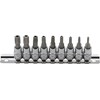 Grąžtas Bgs Technic Įpresuotų antgalių rinkinys | 6.3 mm (1/4") | T-Star su skyle (Torx) T10 - T50 (2165)
