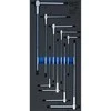Bgs Technic Įrankių dėklas 1/3: Atsuktuvų rinkinys su slankiojančia T formos rankena | T-Star (Torx) | T10 - T50 | 9 vnt. (6090)