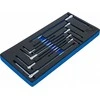 Bgs Technic Įrankių dėklas 1/3: Atsuktuvų rinkinys su slankiojančia T formos rankena | T-Star (Torx) | T10 - T50 | 9 vnt. (6090)