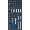 Bgs Technic Įrankių vežimėlio įdėklas su galvučių rinkiniu | 6,3 mm (1/4") | 50 vnt. (4127)