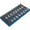 Bgs Technic Įrankių dėklas 1/3: Įpresuotų antgalių rinkinys | 12,5 mm (1/2") | T-star (Torx) | 26 vnt. (4119)