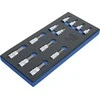 Bgs Technic Įrankių dėklas 1/3: Įpresuotų antgalių rinkinys | Hex šešiakampis | 12,5 mm (1/2") | 12 vnt. (4092)