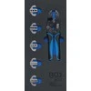 Bgs Technic Įrankių dėklas 1/3: suspaudimo replės su 5 antgaliais | 11 vnt. (4027)