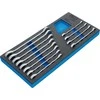 Bgs Technic Įrankių dėklas 1/3: terkšlinių raktų rinkinys | 8 - 19 mm | 12 vnt. (4196)