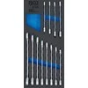 Bgs Technic Įrankių dėklas 1/3: terkšlinių raktų rinkinys | 8 - 19 mm | 12 vnt. (4196)