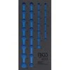 Bgs Technic Įrankių dėklas 1/3, tuščias | 4056 pozicijai (4056-1)