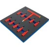 Bgs Technic Įrankių dėklas 2/3: VDE įpresuotų antgalių rinkinys | 12,5 mm (1/2") | T-Star (Torx) T20 - T55 | 10 vnt. (70217)