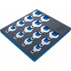 Bgs Technic Įrankių dėklas 2/3: Veržliarakčių rinkinys su šoniniais raktais | 12,5 mm (1/2") | 14 vnt. (74563)