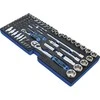 Bgs Technic Įrankių dėklas iš 3312 pozicijos: galvučių rinkinys | 12,5 mm (1/2") + 6,3 mm (1/4") | 77 vnt. (3341)